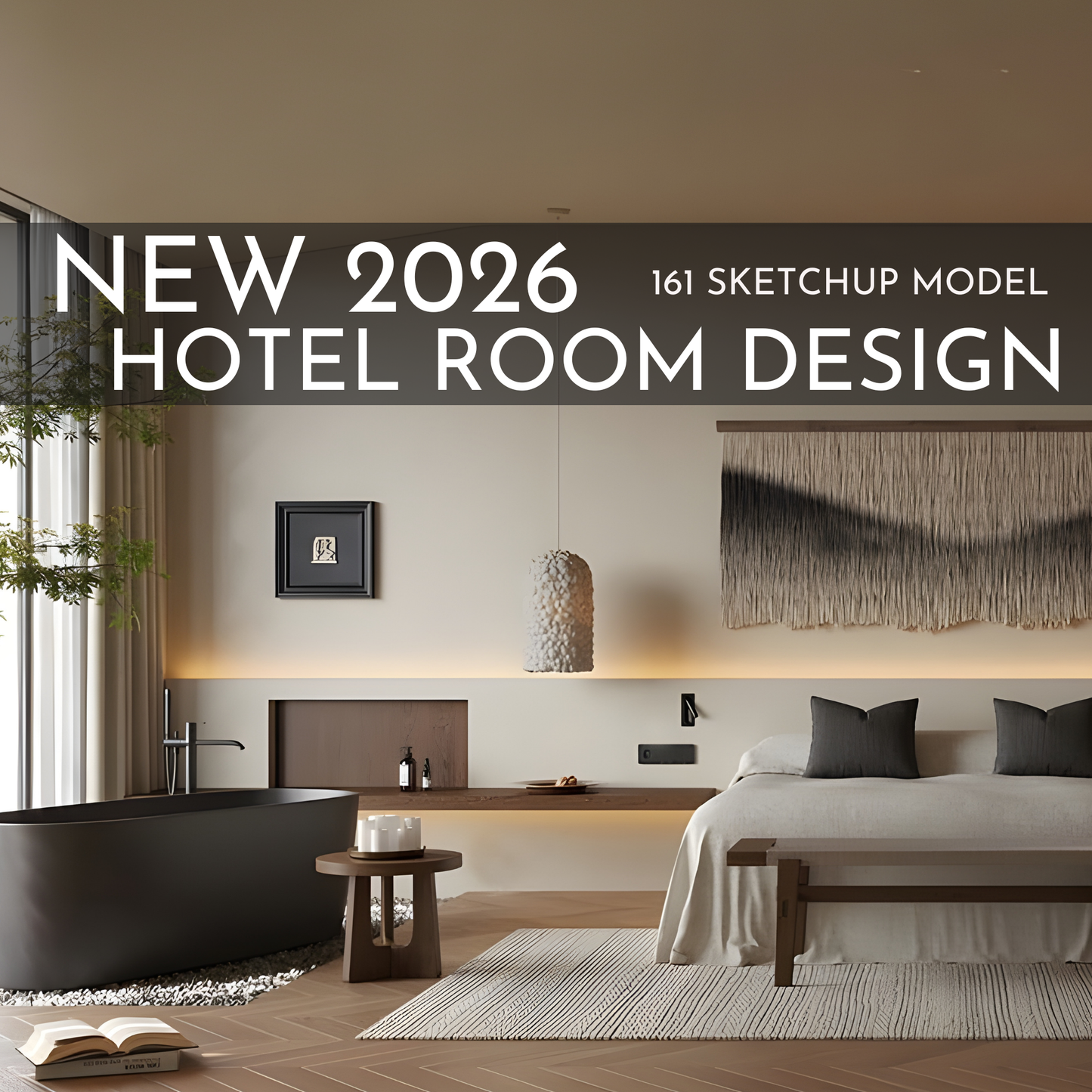 161 Hotel Room Design SketchUp 3D Models | 2026 New Design | Interior Asset Pack