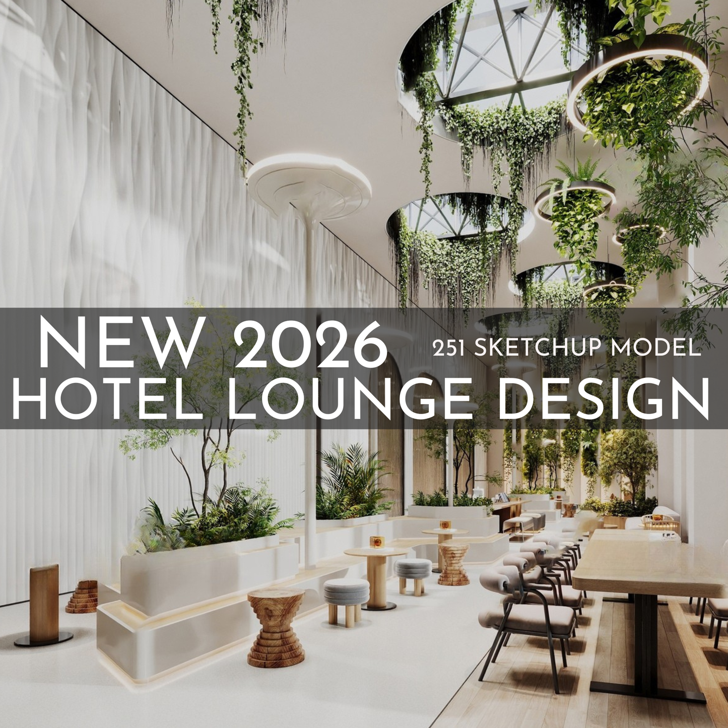 251 Hotel Lounge SketchUp 3D Models | 2026 Interior Design Asset Pack