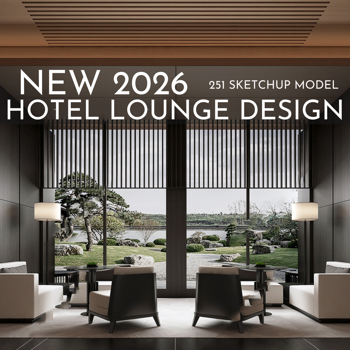 251 Hotel Lounge SketchUp 3D Models | 2026 Interior Design Asset Pack