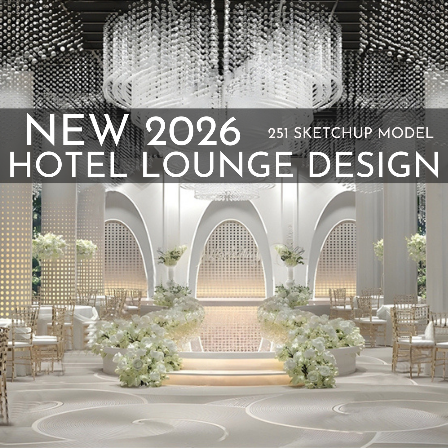 251 Hotel Lounge SketchUp 3D Models | 2026 Interior Design Asset Pack